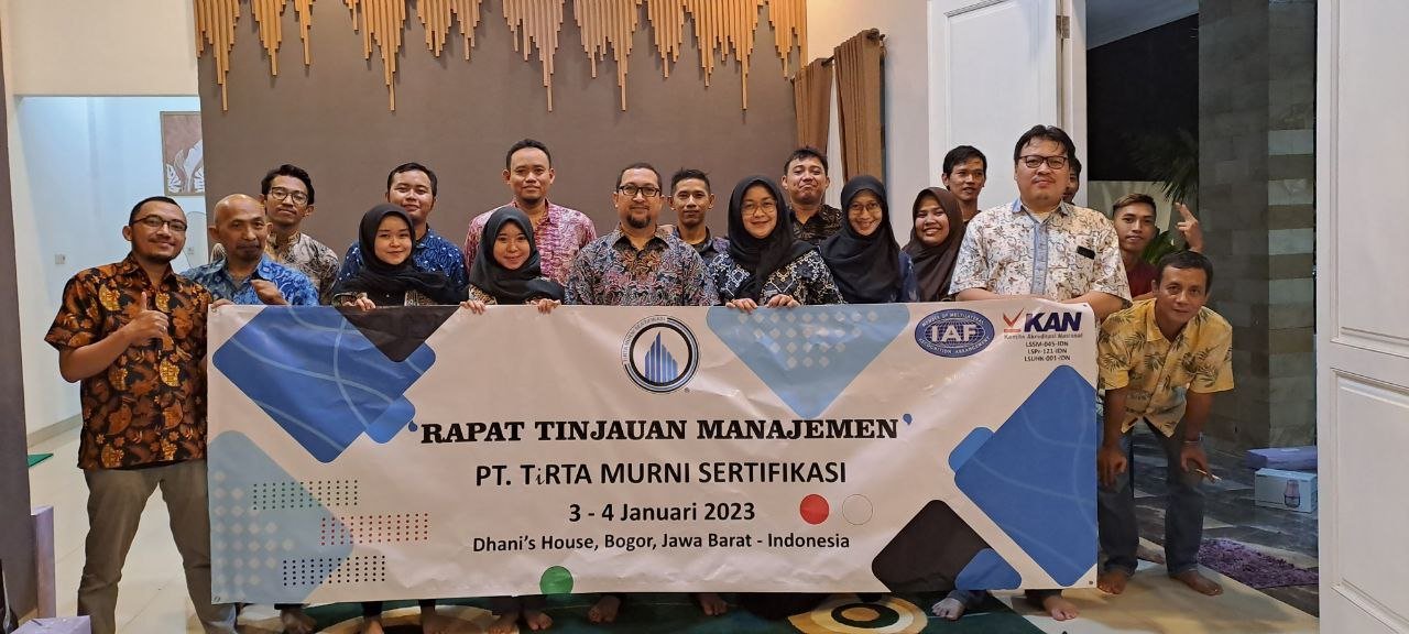 Rapat Tinjauan Manajemen Tahun Tirta Murni Sertifikasi